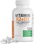 Bronson-Vitamin K2 (MK7) with D3 Supplement-USA