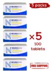 100 Tablets Neurobion Vitamin B1, B6, B12, Nerve Relief Numbness, Tingling, 5X