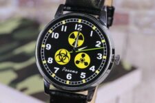 Wrist Watch RAKETA Radiation troops, Soviet watches, Military Rare watches