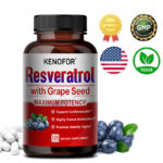Resveratrol and Grape Seed 3x Strength – Supports Heart Health, Anti-Aging