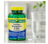 Spring Valley Calcium, Magnesium & Zinc Plus Vitamin D3 Coated Caplets, 250 Coun