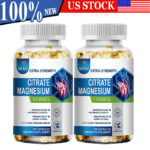 Magnesium Citrate 1000mg Capsules Super Strong Effective Vegan Capsules 240Pills