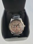 Armani Exchange Chronograph Grey Stainless Steel Watch NIB AX2086