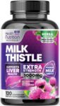 Milk Thistle Supplement for Liver Detox and Cleanse 1000mg, Milk Thistle Extract