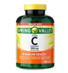 Spring Valley Vitamin C with Rose Hips Supplement 500 mg