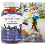 Sambucus Elderberry Gummies 3,200mg – with Vitamin C- Immune Support Supplements