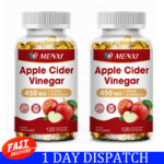 2 Bottles Apple Cider Vinegar Capsules Supplement Weight Loss Detox & Cleanse