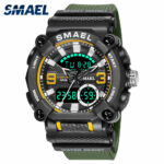 SMAEL Sport Watch LED Wristwatch Men Digital Quartz Outdoor Fashion Stopwatch