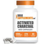 BulkSupplements Activated Charcoal – 270 Capsules – 3 Capsules Per Serving