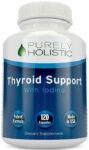 Thyroid Support Supplement with Iodine and B12 120 Capsules Purely Holistic