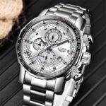 LIGE Men Watch Brand Sport Wristwatch Luxury Brand Male Quartz Steel Date Watch