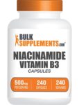 BulkSupplements Niacinamide (Vitamin B3) 240 Capsules – 500 mg Per Serving