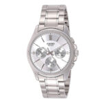 Casio Enticer Chronograph White Dial Men’s Analog Wrist Watch MTP-1375D-7AVDF