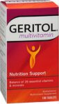 Geritol Vitamins Multivitamin & Mineral Supplement, 100 ct Tablets ^