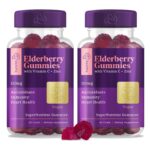 (2 Pack) Dakota Sambucus Elderberry Gummies with Zinc Vitamin C