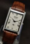 Seiko Slim TANK Quartz Men’s Japanese Rectangular Shape Wrist Watch /White Dial