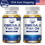 3600mg Omega 3 Fish Oil Capsules 3x Strength EPA & DHA, Highest Potency 240Pills