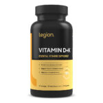 Legion Vitamin D+K Essential Vitamins Supplement – 60 Servings