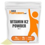 BulkSupplements Vitamin K2 MK7 Powder 10g – 9g Per Serving