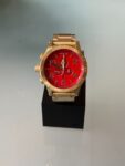 Brand New Nixon Watch 51-30 Red Gold A083-514 Chrono Men a083514 5130 w its box