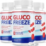 GlucoFreeze Pills for Blood Sugar Support Gluco Freeze 180 Capsules (3 Pack)