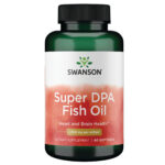 Swanson Super Dpa Omega-3 Fish Oil Softgels, 1,000 mg, 60 Count