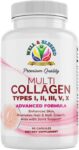 Multi Premium Collagen Supplements for Women with Vitamin C, E – 90 Capsules