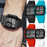 Sport Waterproof Military Watch Alarm Multi-Function Big Face Wristwatch for Men