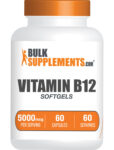 BulkSupplements Vitamin B12 60 Softgels – 5000mcg Per Serving – Energy Boost