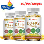 Vitamin K2 D3 Vitamin Supplement with BioPerine, Boost Immunity & Heart Health