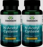 200 Caps Swanson NAC N-Acetyl Cysteine 600mg Liver Health Antioxidant