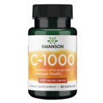 Swanson Vitamin C with Rose Hips 1,000 mg 30 Capsules