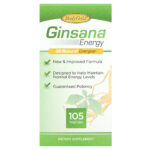 Pharmaton Natural Health Ginsana Energy 105 Veggie Caps All-Natural,