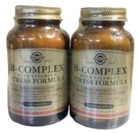 2pk Solgar B-Complex w/ Vitamin C Stress Formula 100ct Tablets Gluten Free(V5)