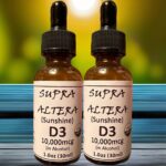 SUPRA ALTERA: Natural Vitamin D3 – (10,000 IU) – in Alcohol — (2-Bottles Total)