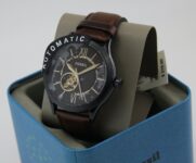 NEW AUTHENTIC AUTOMATIC FOSSIL FENMORE MIDSIZE BROWN BLACK BQ2651 MEN’S WATCH