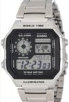 Casio Original AE-1200WHD-1A Digital World Time Man’s Sports Watch NEW AE-1200D