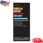 GNC Mega Men 50-Plus One Daily Multivitamin, 60 Tablets, Vitamin and Minerals