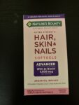 Nature’s Bounty Optimal Solutions Advanced Hair, Skin and Nail Biotin & Vitamins