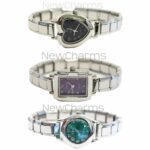 Italian Charm Watch – 9mm With Starter Bracelet Included. You pick style & color