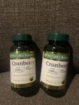 Nature’s Bounty Cranberry X2-4200 mg with Vitamin C 120 Rapid Release 11/23