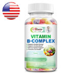 Vitamin B Complex w/ Vitamin C Immune,Energy & Nervous System Support,60 Gummies