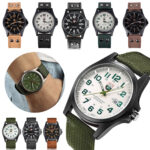 Mens Date Stainless Steel Military Sports Analog Quartz Army Wrist Watch 2024 US