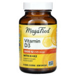 Vitamin D3, 125 mcg (5,000 IU), 120 Capsules