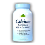 Calcium 600mg With Vitamin D3 – 100 tablets