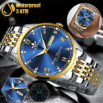 Luminous Men Watch Stainless Steel Quartz Classic Business Wristwatch Xmas Gift