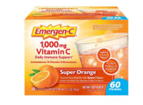 Emergen-C 1000mg Vitamin C Powder Daily Immune Support Caffeine Free 60 Count