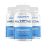 3-Pack Glucotrust Capsules Blood Sugar Support Supplement Glucotrust 180 Capsule