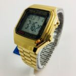 Men’s Casio Digital Classic Gold Tone Steel Watch A178WGA-1AD A178WGA-1A