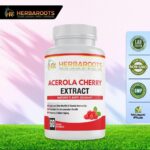 Acerola Cherry Extract Capsules 100% Natural Wholefood Vitamin C Antioxidant